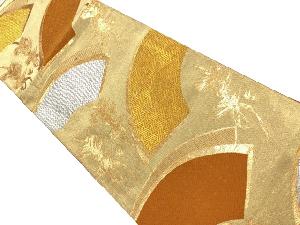 アンティーク　「寿」地紙に紗綾形模様織出し袋帯（材料）